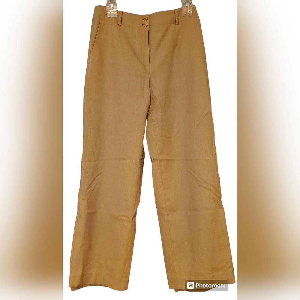Women's Talbots Petites Stretch Fabric Tan Pants Size 6